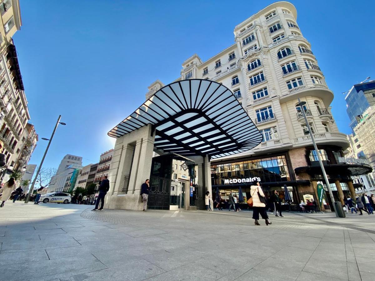 Charming Gran Via Madrid Appartamento Esterno foto